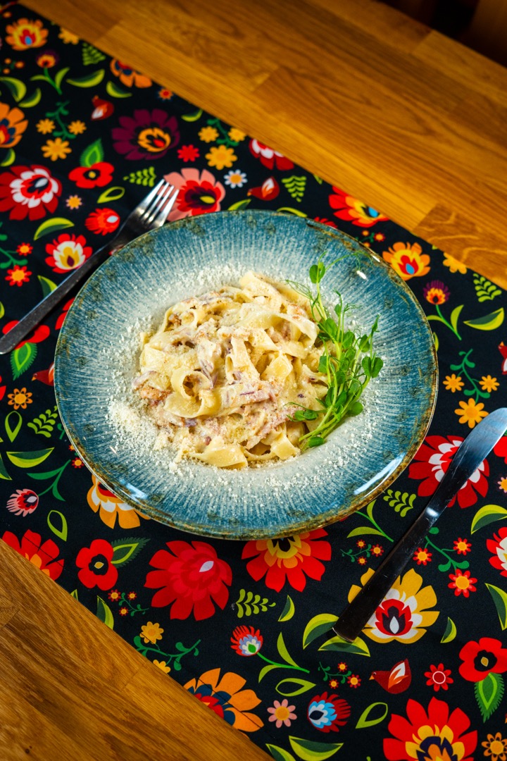 Tagiatelle z kurkami